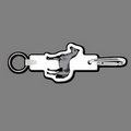 Key Clip W/ Key Ring & Horse (Left Side) Key Tag